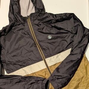 Volcom Mens Colorblock Windbreaker Size Small